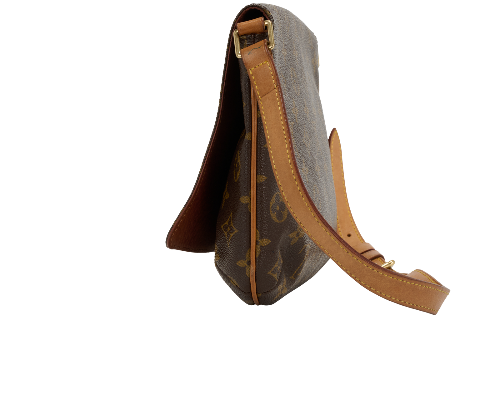 Musette Tango, &pound;550, Handbags, Brown, Canvas, Bottom view